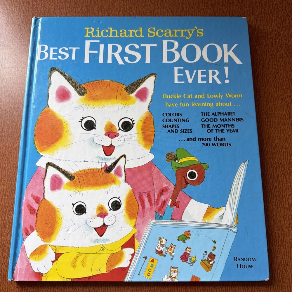 Richard Scarry's Best First Book Ever by‎ Richard Scarry (1979, Hardcover)